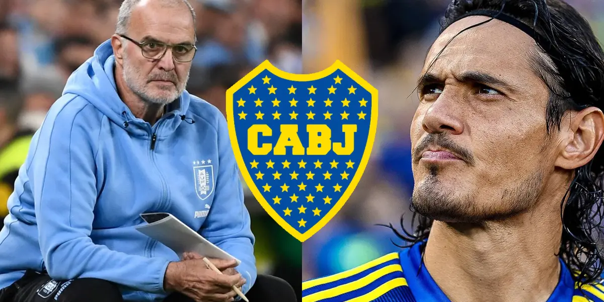 La decisión de Bielsa de convocar a Cavani.