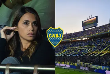 La esposa de Lionel Messi reaccionó a la hinchada del Xeneize en redes sociales y fue furor en Argentina.