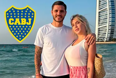 La pareja y también representante de Mauro Icardi reveló el futuro del delantero y festeja todo Boca Juniors.