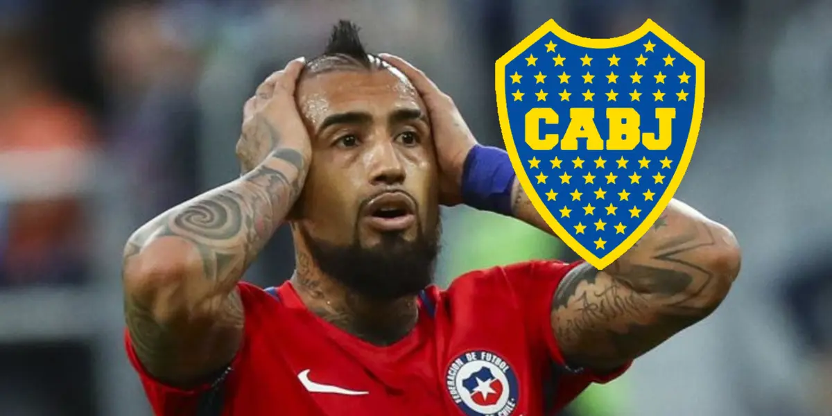 La respuesta de Arturo Vidal sobre llegar a Boca.