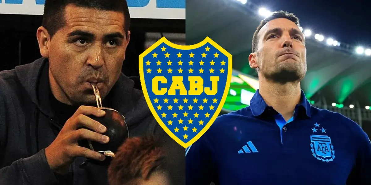 Las palabras de Scaloni para Riquelme.