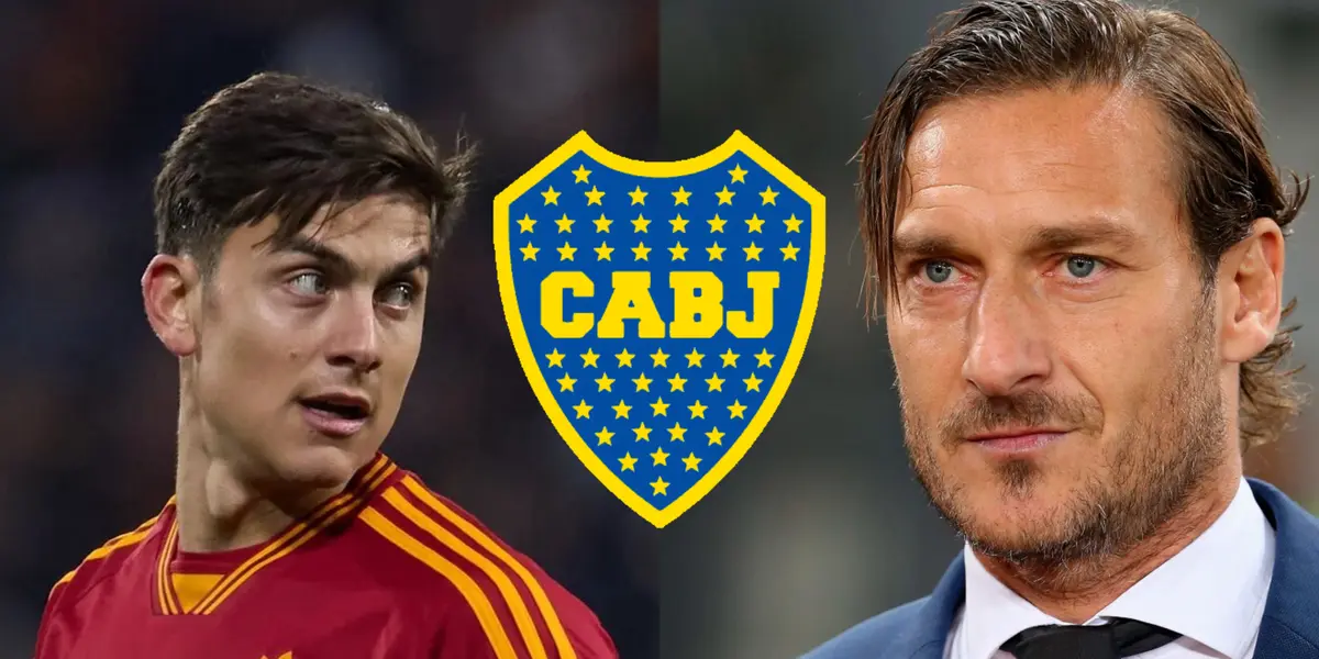 Las palabras de Totti que acercan a Dybala a Boca.