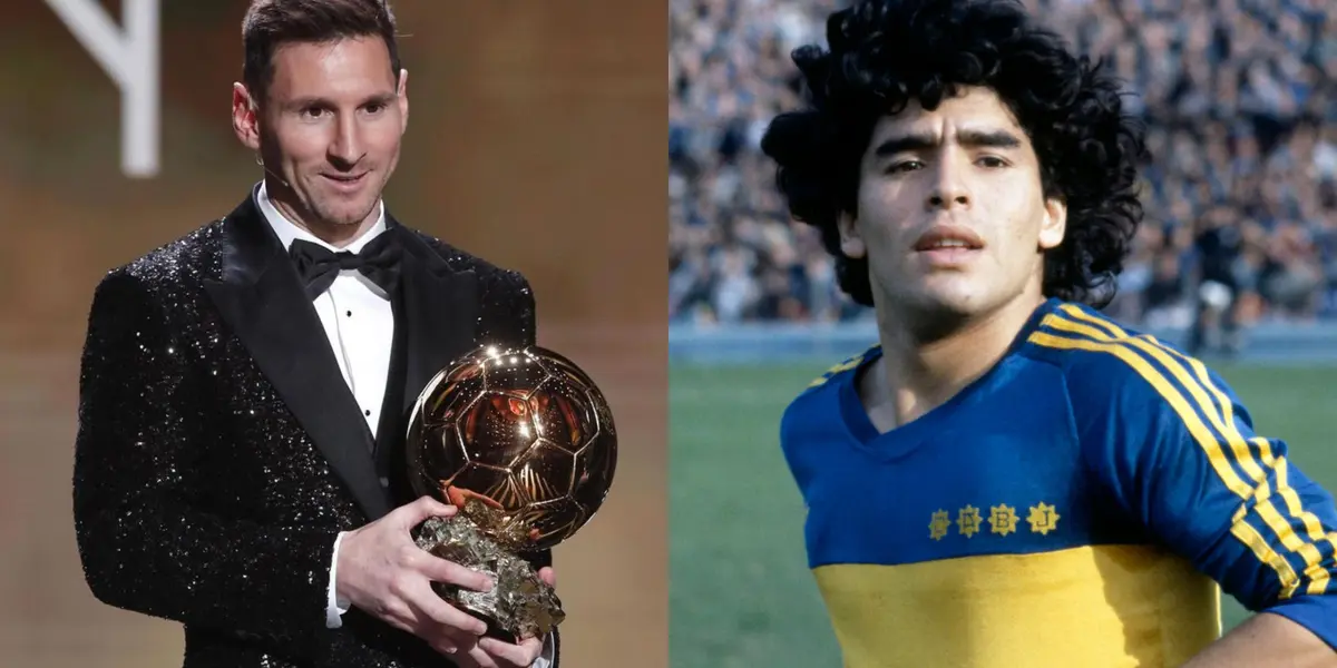 Lionel Messi sería el ganador del Balón de Oro en este 2023. ¿Por qué Diego Maradona nunca lo ganó?