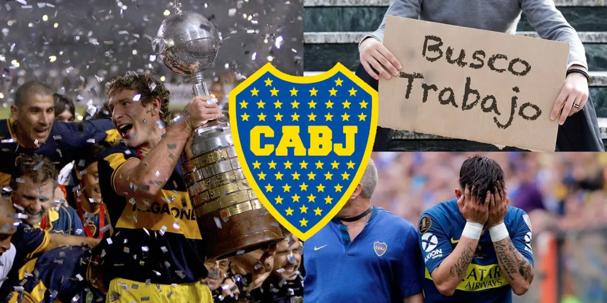 Logró ganar la Copa Intercontinental con Boca Juniors y fue exitoso, pero hoy está sin empleo y tiene que rebuscársela para sobrevivir.