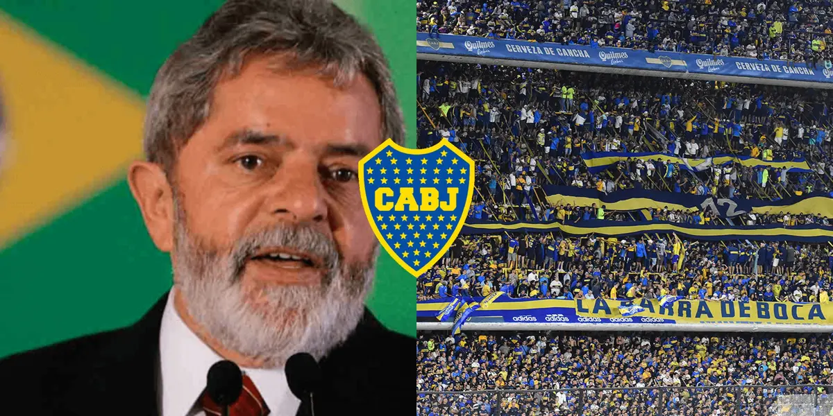 Los hinchas del Xeneize festejaron la vuelta de Lula a los altos mandos del país carioca pero todo se debe a un particular motivo ¡Mirá!