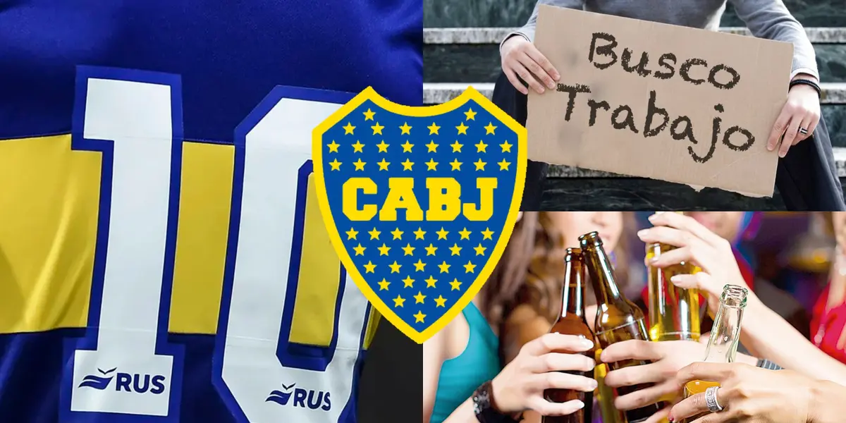 Pudo haber sido un jugador muy importante en Boca Juniors, pero le ganó el amor por la fiesta y hoy se queda sin trabajo.