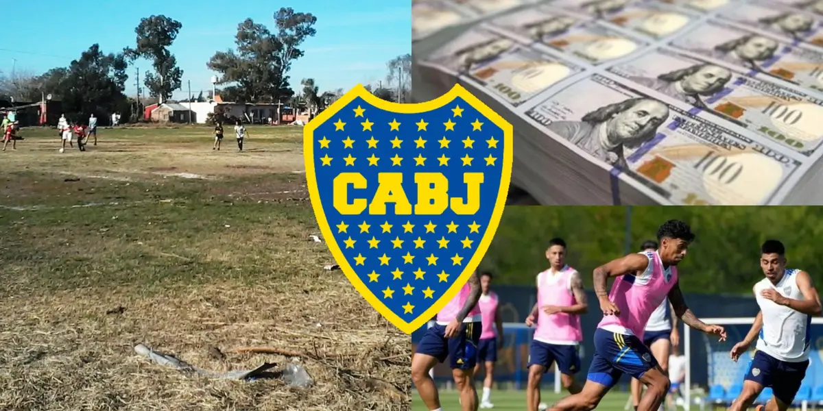 Pudo ser vendido en 30 millones de dólares cuando aún jugaba en Boca Juniors y hoy se entrena de manera solitaria en una cancha de barrio.