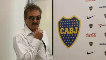 Ricardo La Volpe durante su paso por Boca Juniors, en 2006.