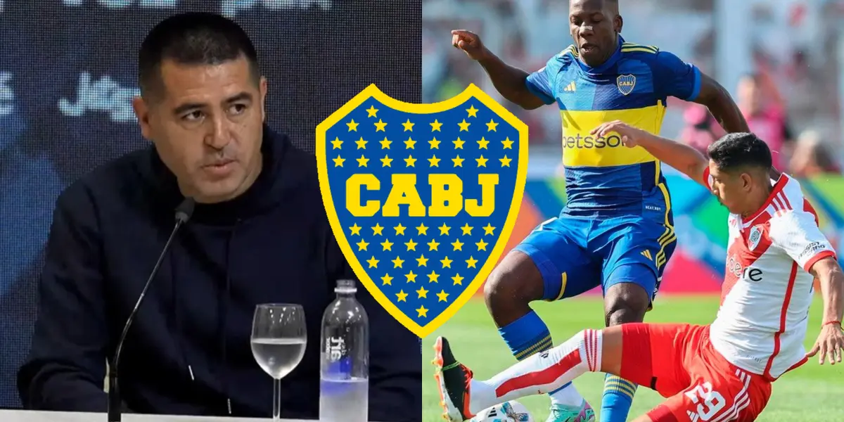 Riquelme en conferencia de prensa y a su lado Advíncula en el clásico.