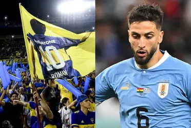 Rodrigo Bentancur regresó a la Bombonera, pero esta vez, vistiendo la camiseta de Uruguay.