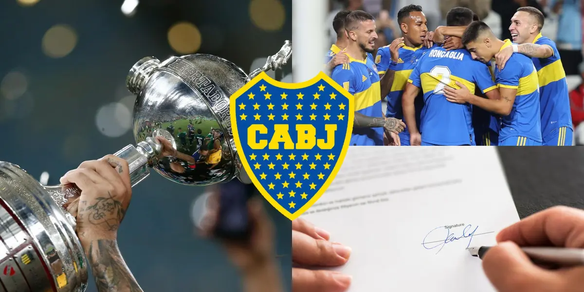 Sabe cuanto pesa la Copa Libertadores y ahora reveló estar a una firma del Xeneize.