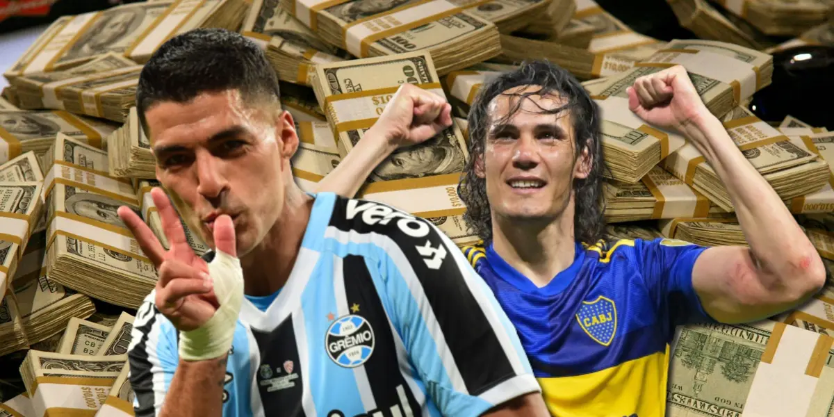 Se pudo dar a conocer el increíble salario que Luis Suárez gana en Gremio y el que Boca debería afrontar si desea ficharle.