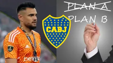 Sergio Romero con la camiseta de Boca luego de la final de la Copa Libertadores.