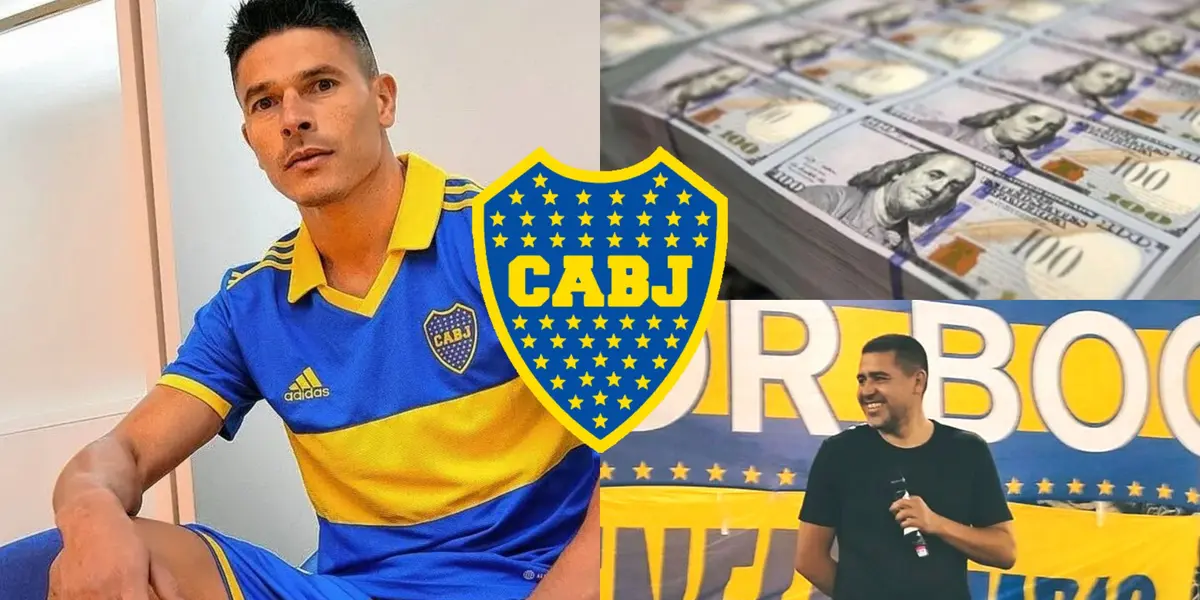 Un zaguero central se comunicó con Riquelme y le pidió que lo haga llegar al conjunto xeneize.