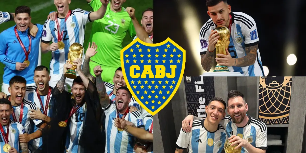 Uno de los campeones del mundo con Argentina reveló que su deseo es retirarse en Boca Juniors.