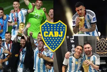 Uno de los campeones del mundo con Argentina reveló que su deseo es retirarse en Boca Juniors.