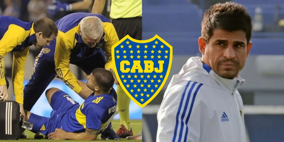 Uno de los futbolistas más importantes del equipo volvió a lesionarse y se encienden las alarmas en Boca.